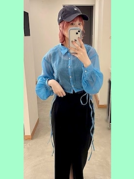 「SLOBE IENA（スローブイエナ）のアイテム（アクセサリー）」を使った、月さん（レディース・163cm）の春コーディネート