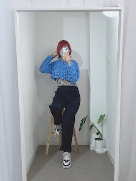 「MARTE（マルテ）のアイテム」を使った、月さん（レディース・163cm）の冬コーディネート