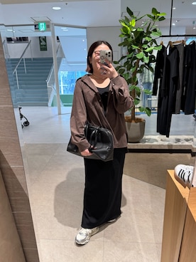 「アイテム（その他アウター）」を使った、ありささん（レディース・153cm）の夏コーディネート