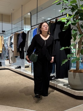 「アイテム（スラックス）」を使った、ありささん（レディース・153cm）の夏コーディネート