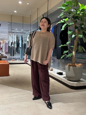 「RIVE DROITE（リヴドロワ）のアイテム（ショルダーバッグ）」を使った、ありささん（骨格ストレート・レディース・153cm）の夏コーディネート