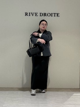 「RIVE DROITE（リヴドロワ）のアイテム（ショルダーバッグ）」を使った、ありささん（骨格ストレート・レディース・153cm）の秋コーディネート