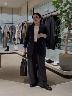 「RIVE DROITE（リヴドロワ）のアイテム（パンツ）」を使った、ありささん（骨格ストレート・レディース・153cm）の秋コーディネート