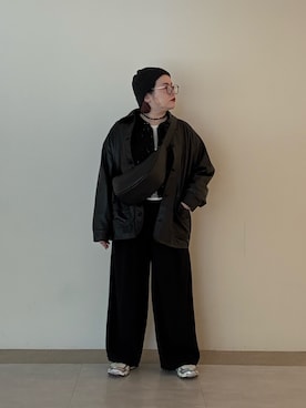 「RIVE DROITE（リヴドロワ）のアイテム（ショルダーバッグ）」を使った、ありささん（骨格ストレート・レディース・153cm）の秋コーディネート