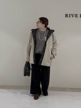 ありささん（骨格ストレート・レディース・153cm）の冬コーディネート