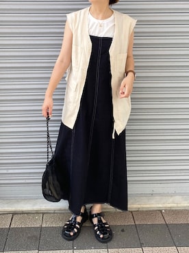 ななおさん（レディース・162cm）の夏コーディネート