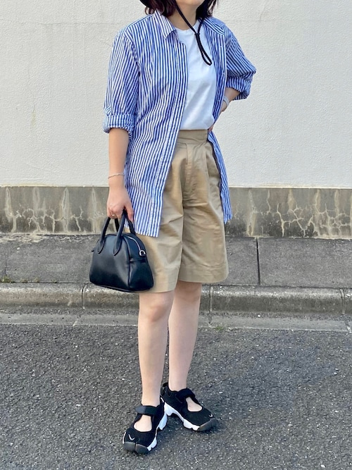 ななお Uniqloのシャツ ブラウスを使ったコーディネート Wear