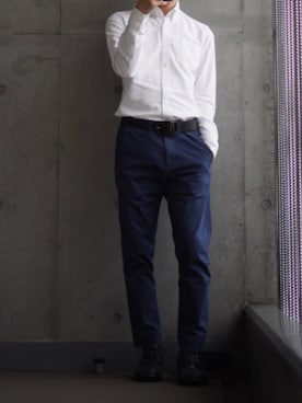 「RED COVER（レッドカバー）のアイテム」を使った、コバヤシ_トシヒコさん（メンズ・163cm）の秋コーディネート