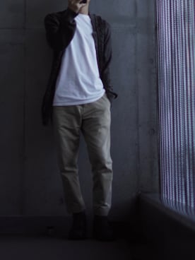 「TOPMAN（トップマン）のアイテム」を使った、コバヤシ_トシヒコさん（メンズ・163cm）の春コーディネート