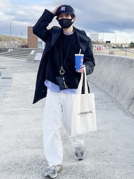 「new balance 993」｜ひろやさん（メンズ・175cm）の春コーディネート