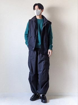 「ベストコーデ」｜「アイテム（ローファー）」を使った、ひろやさん（メンズ・175cm）の冬コーディネート