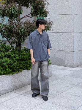 「アイテム（メガネ）」を使った、ひろやさん（メンズ・175cm・20代）の夏コーディネート