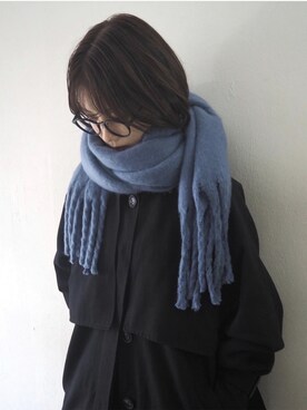 「Lumier（リュミエ）のアイテム（トレンチコート）」を使った、memeさん（レディース・159cm）の秋コーディネート