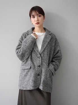 「Lumier（リュミエ）のアイテム（スカート）」を使った、memeさん（レディース・159cm）の冬コーディネート