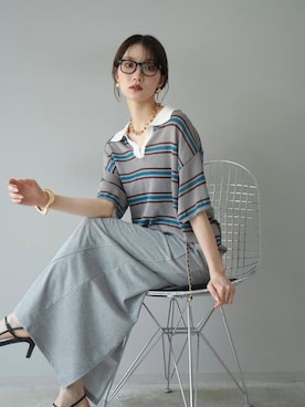 「Lumier（リュミエ）のアイテム」を使った、memeさん（レディース・159cm）の夏コーディネート