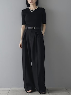 「Lumier（リュミエ）のアイテム」を使った、memeさん（レディース・159cm）の春コーディネート