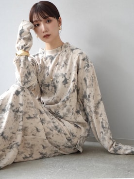 「アイテム（セットアップ）」を使った、memeさん（レディース・159cm）の冬コーディネート