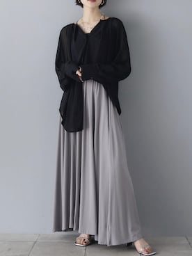 「Lumier（リュミエ）のアイテム」を使った、memeさん（レディース・159cm）の春コーディネート