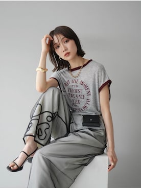 「Lumier（リュミエ）のアイテム」を使った、memeさん（レディース・159cm）の夏コーディネート