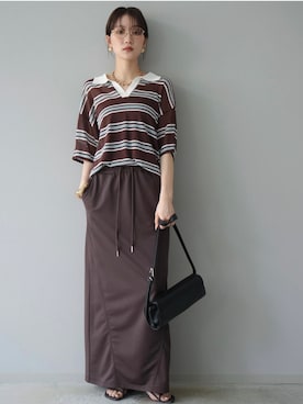 「Lumier（リュミエ）のアイテム」を使った、memeさん（レディース・159cm）の夏コーディネート