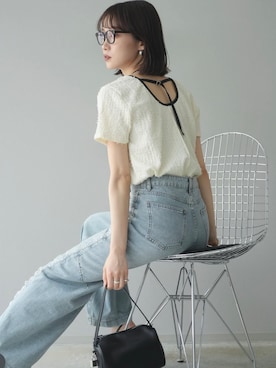 「Lumier（リュミエ）のアイテム」を使った、memeさん（レディース・159cm）の夏コーディネート