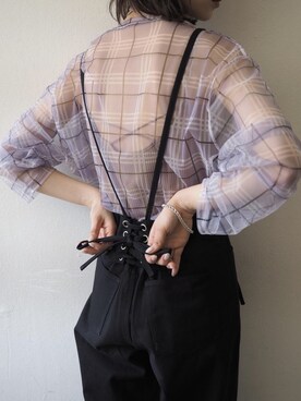「Lumier（リュミエ）のアイテム（キャミソール）」を使った、memeさん（レディース・159cm）の春コーディネート