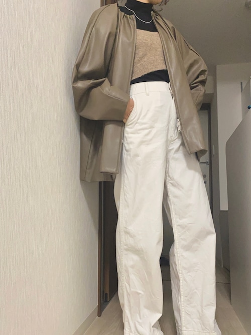 CLANE EGG FAKE LEATHER JACKET CLANE（クラネ）の「EGG FAKE LEATHER