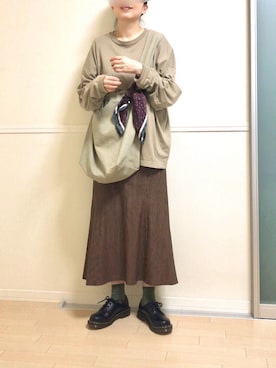「BACK NUMBER（バックナンバー）のアイテム（財布/小物）」を使った、yu*さん（レディース・166cm）の秋コーディネート