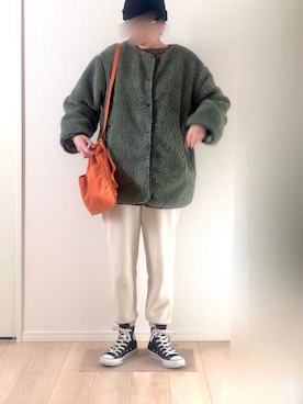 「note et silence （ノートエシロンス）のアイテム」を使った、yu*さん（レディース・166cm）の冬コーディネート