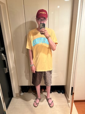 「DISCOVERED（ディスカバード）のアイテム」を使った、mabuさん（メンズ・189cm）の夏コーディネート