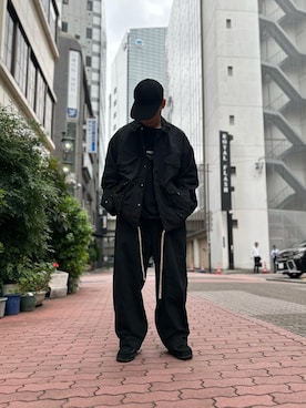 「DANKE SCHON（ダンケシェーン）のアイテム（その他アウター）」を使った、エンジョウジさん（メンズ・168cm）の秋コーディネート