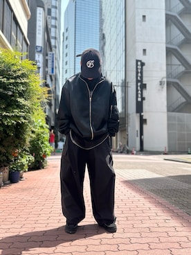 「DANKE SCHON（ダンケシェーン）のアイテム（ジャケット/アウター）」を使った、エンジョウジさん（メンズ・168cm）の春コーディネート