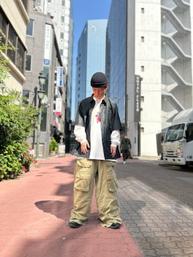 エンジョウジさん（メンズ・168cm）の春コーディネート