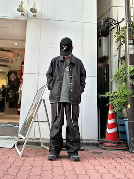 「DANKE SCHON（ダンケシェーン）のアイテム（その他アウター）」を使った、エンジョウジさん（メンズ・170cm）の春コーディネート