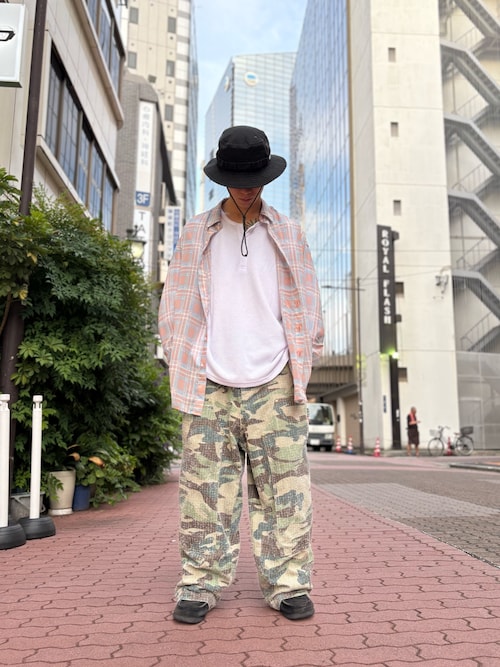 WHITELAND/CAMO DOUBLE KNEE PANTS 武尊着用 WHITELAND/CAMO DOUBLE KNEE PANTS 武尊着用