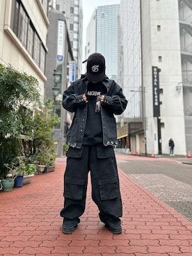 「A4A」｜「アイテム（ジャケット/アウター）」を使った、エンジョウジさん（メンズ・168cm）の冬コーディネート