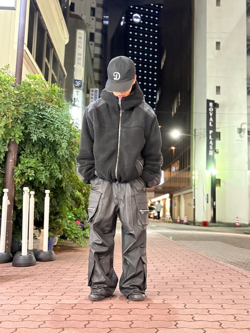 DankeSchon/ダンケシェーン/PREMIUM COATING WIDE POCKET PANTS
