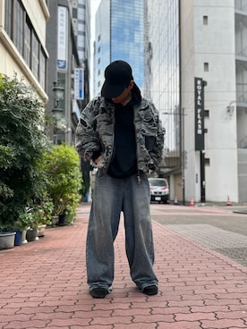 「A4A（エーフォーエー）のアイテム」を使った、エンジョウジさん（メンズ・168cm）の冬コーディネート