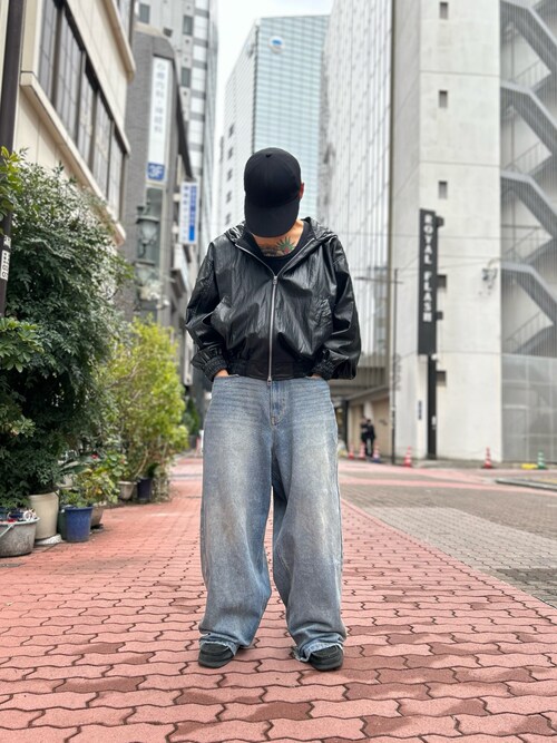 WHITELAND/ホワイトランド/DRITY WIDE DENIM（デニムパンツ 
