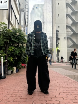 「WHITELAND BLACKBURN」｜エンジョウジさん（メンズ・168cm）の夏コーディネート