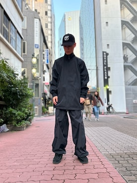 「WHITELAND BLACKBURN」｜「アイテム（その他アウター）」を使った、エンジョウジさん（メンズ・168cm）の秋コーディネート