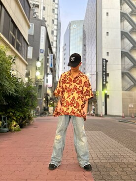 エンジョウジさん（メンズ・168cm）の夏コーディネート