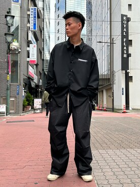 エンジョウジさん(メンズ・168cm)の春コーディネート