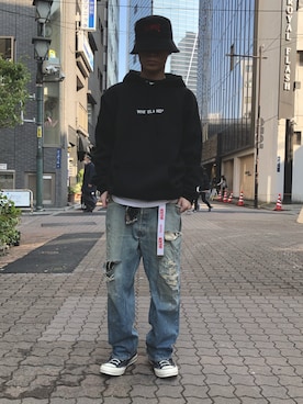 エンジョウジさん（メンズ・168cm）の春コーディネート