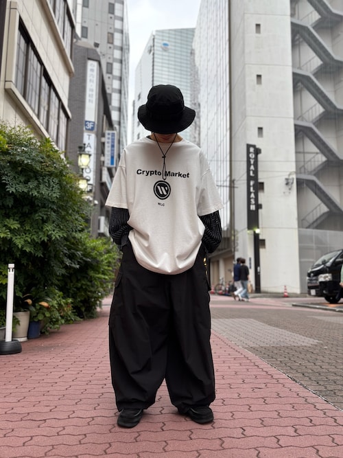 WHITELAND/ホワイトランド/CRYPTO MARKET TEE（Tシャツ