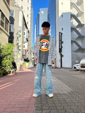 エンジョウジさん(メンズ・168cm)の夏コーディネート