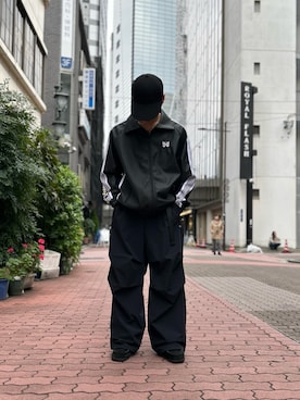 「Needles（ニードルス）のアイテム（ジャケット/アウター）」を使った、エンジョウジさん（メンズ・168cm）の秋コーディネート