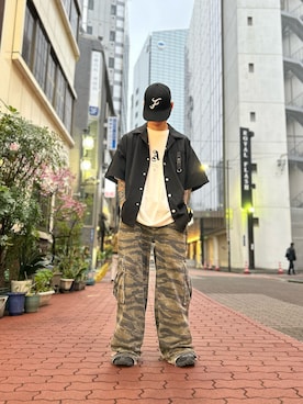 エンジョウジさん（メンズ・168cm）の春コーディネート