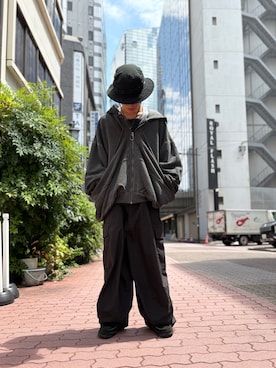 「WHITELAND（ホワイトランド）のアイテム（トップス）」を使った、エンジョウジさん（メンズ・168cm）の夏コーディネート