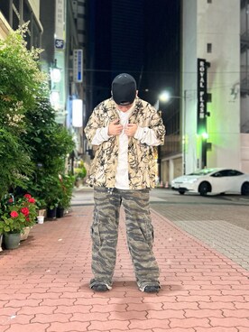 エンジョウジさん（メンズ・168cm）の春コーディネート